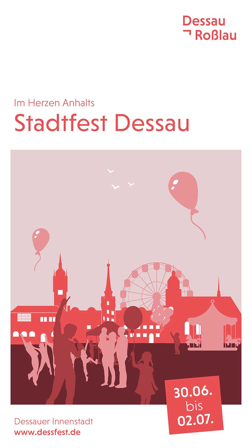Stadtfest Dessau Plakat